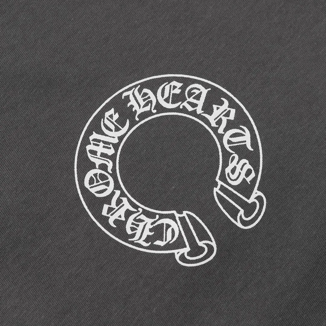 P150 -Chrome Hearts/Chrome Hearts 23ss scroll simple Sanskrit letters popular long-sleeved T-shirt -High weight, high density and high quality. The wool is soft, delicate and skin-friendly. It feels soft and silky. It has excellent warmth and skin-friendly properties.